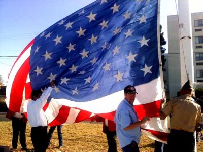 Veterans Day Flag, 2009